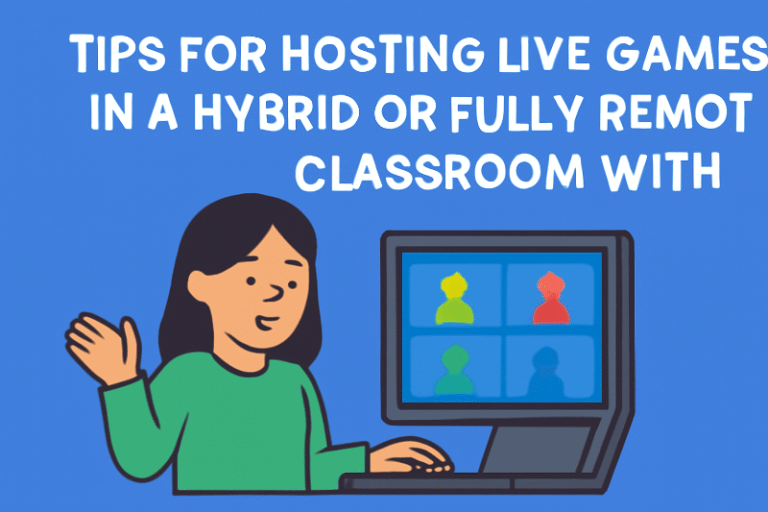 Tips for Hosting Live Games in a Hybrid or Fully Remote Classroom with Gimkit Host